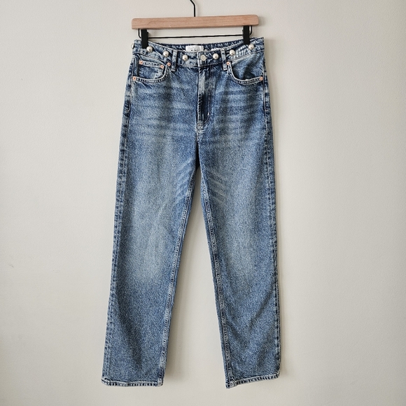 Rails Topanga Straight Leg Jeans In Desert Sky Studded - Picture 4 of 14
